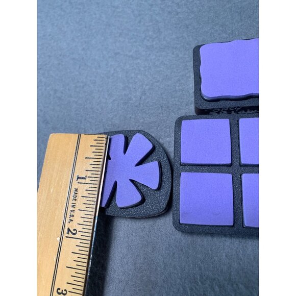 Sizzix Movers & Shapers Repositionable Magnetic Dies Squares Daisy & Fancy Label - Picture 6 of 8